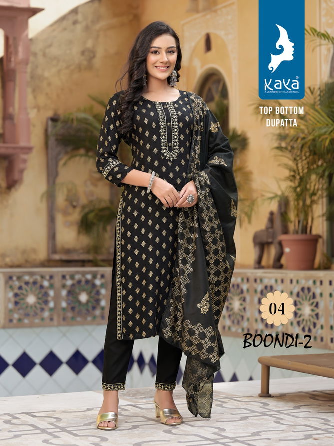 Boondi 2 By Kaya Printed Readymade Suits Catalog